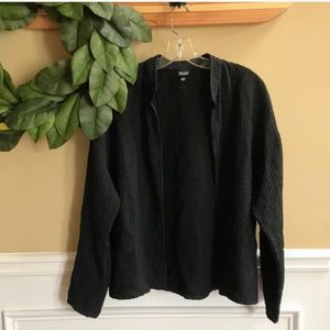 Eileen Fisher Black Lightweight Jacket